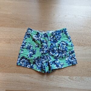 JCrew high waisted floral shorts
